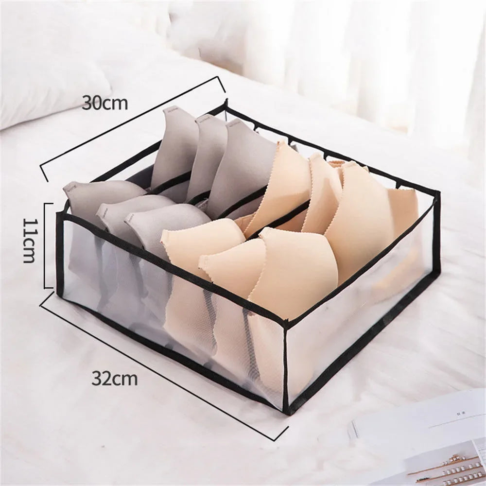 clothing organizer for storing pants and underwear