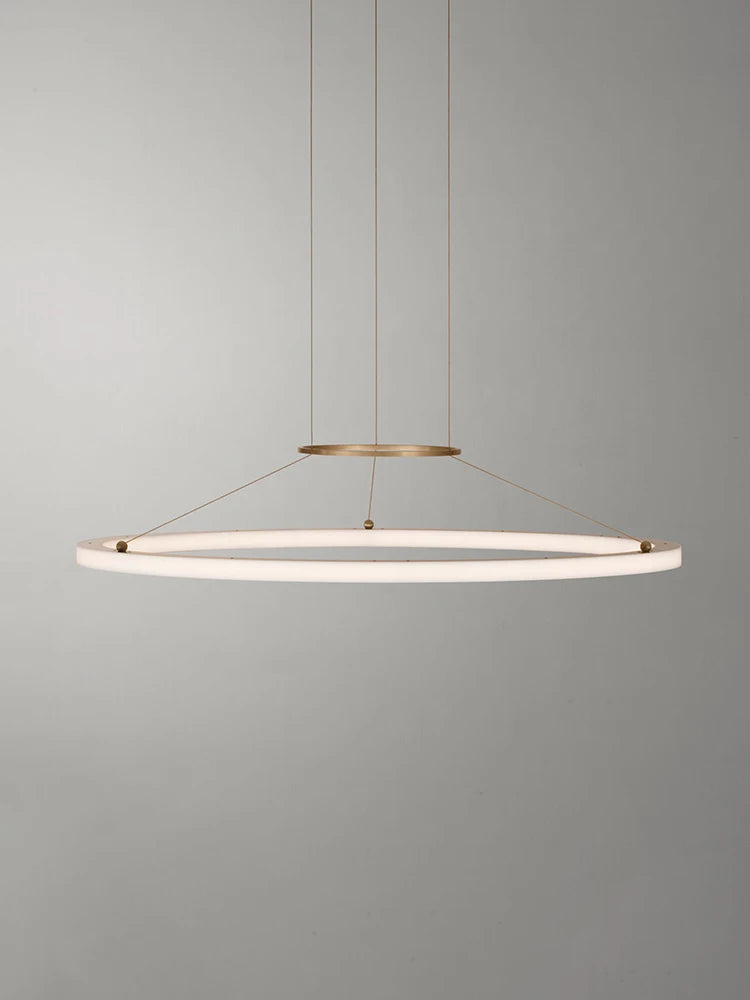 Minimalist circular pendant light for creative modern interior