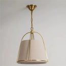 Minimalist fabric chandelier for restaurant and bar