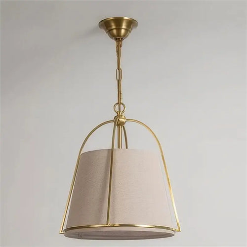 Minimalist fabric chandelier for restaurant and bar - vue 6 sur 7