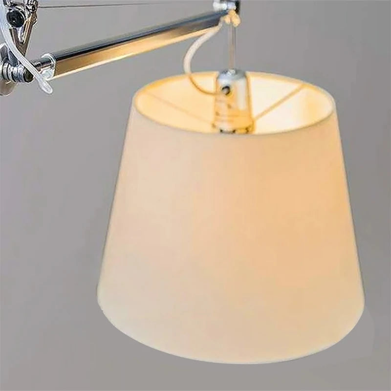 Fabric lampshade chandelier for restaurant, office, bar and public spaces - vue 5 sur 7