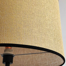 Creative rural style woven rattan floor lamp for indoor use