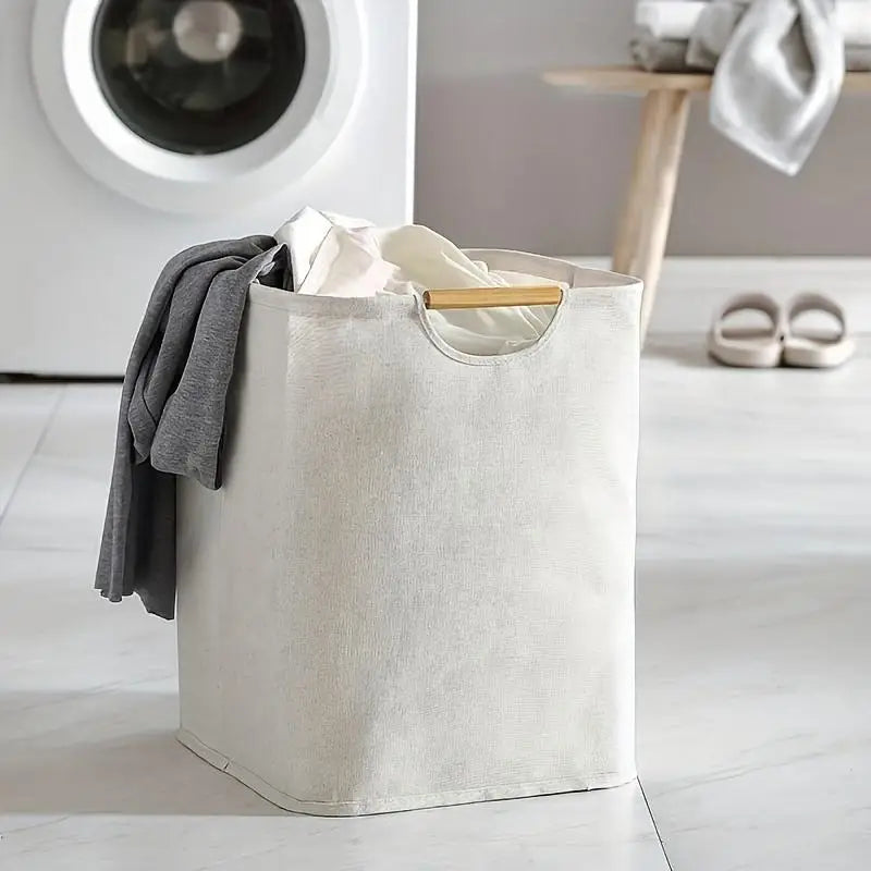 Foldable laundry basket large capacity versatile Nordic storage