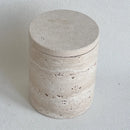 wabi-sabi marble container with lid and storage box