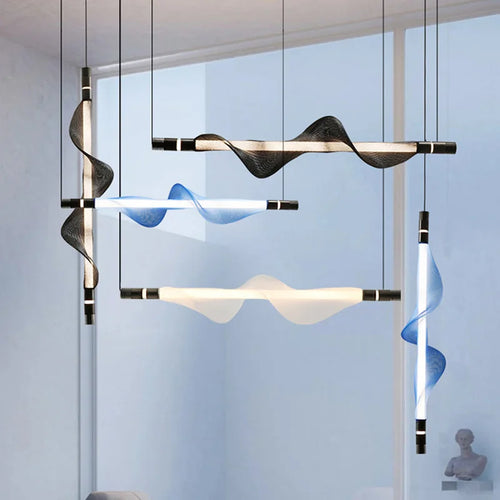 Artistic LED chandelier modern design decorative pendant lighting - vue 5 sur 18