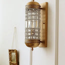 Crystal wall light for elegant contemporary lighting