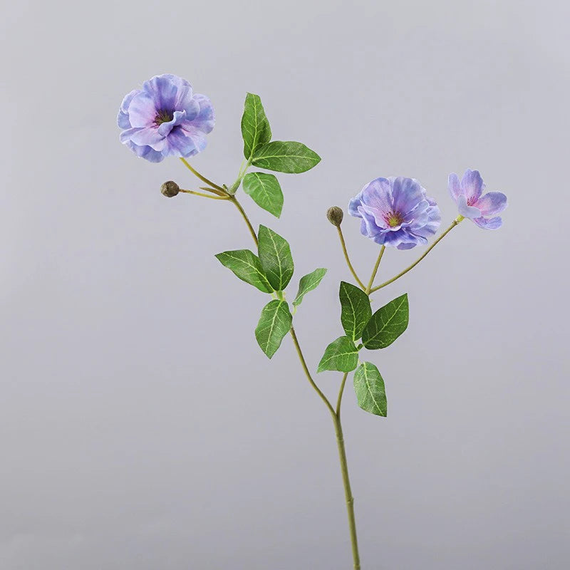 Realistic small silk flowers for decorations and events