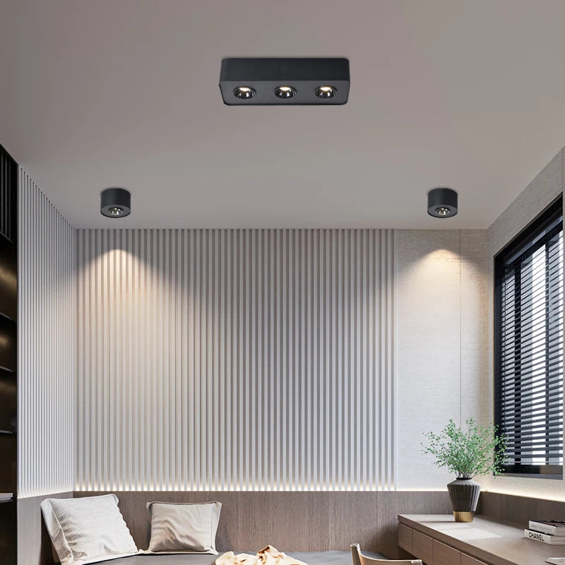 Smart mijia ultra-thin four-head square COB spotlight for home - vue 3 sur 16