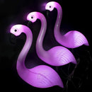 Decorative solar flamingo lights for outdoor and garden