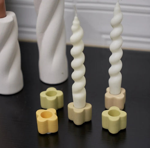 ceramic candlestick for decoration and jewelry holder - vue 7 sur 15