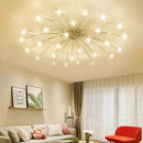 Modern Nordic creative LED ceiling light with starry sky effect for home decoration