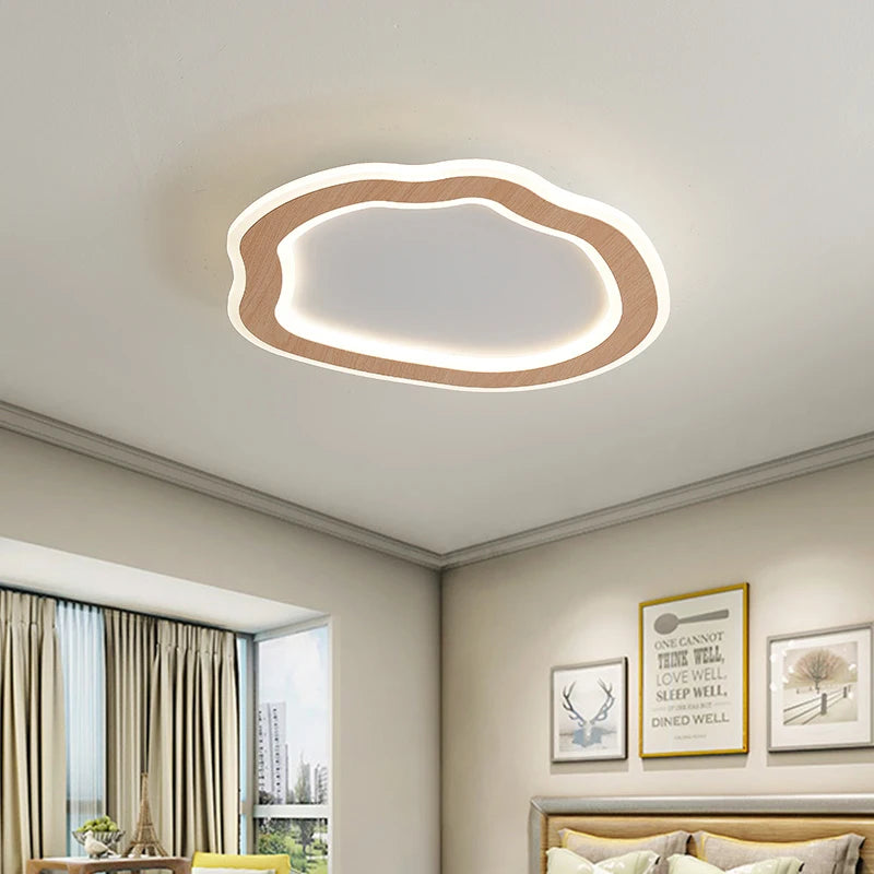 Simple modern Nordic LED ceiling lights - vue 4 sur 12