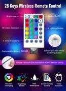 LED string lights with remote control for parties and events
