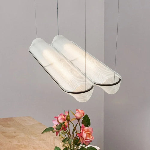Modern adjustable LED pendant light for interiors and decoration - vue 6 sur 12