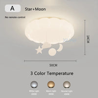 Romantic shell LED ceiling light for boys or girls