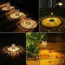 Retro solar lantern garden light LED outdoor decorative courtyard lamp
