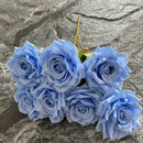 Artificial silk rose for decoration and wedding photography