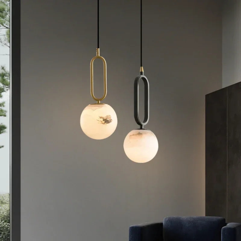 Modern metal pendant light with creative design for interior decor