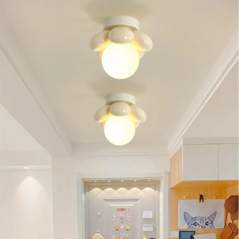 Modern petal chandelier for children's room