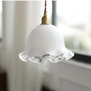 Glass designer chandelier for restaurants, bars and modern spaces
