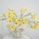 Set of 3 decorative artificial flowers for festive occasions