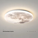 Modern moon-shaped ceiling light for creative interiors