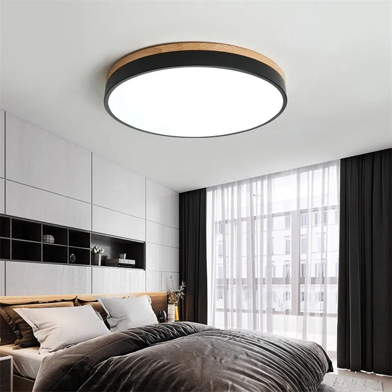 Modern round multicolour nordic LED surface mount ceiling light