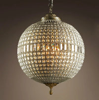 French medieval style K9 crystal pendant light for interior decoration