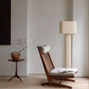 Hensley wabi sabi artistic fabric floor lamp for interior decoration