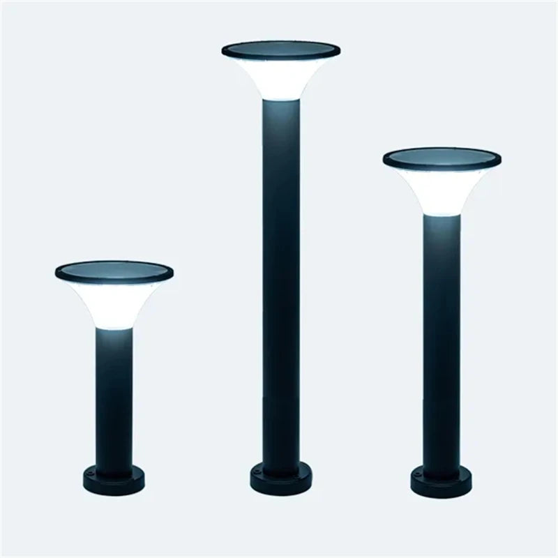 Waterproof solar aluminium garden lamp