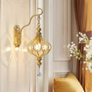 retro crystal pendant light for elegant interior decoration