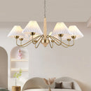 Elegant wooden chandelier for kitchen and island pendant light
