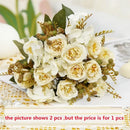 Silk artificial rose bouquet for Valentine's Day