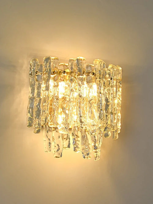 applique murale moderne vintage en cristal pour intérieur design - vue 3 sur 6