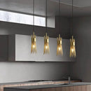 Decorative solid copper LED chandelier for home, creative design