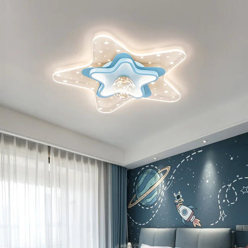 Nordic starry sky ceiling light for children’s room, romantic and cosy - vue 5 sur 11