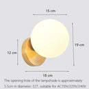 Luxury glass art deco wall light for indoor use
