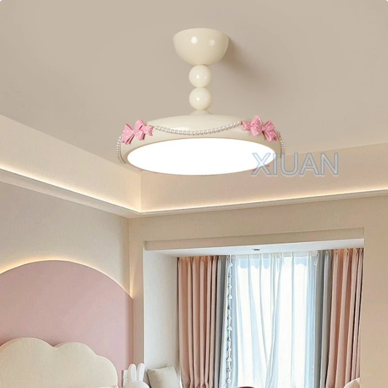 Romantic pearl ceiling light for princess room