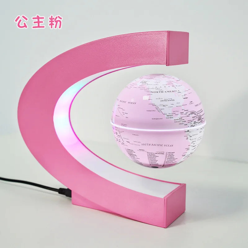 3d magnetic levitation globe with light autorotation - vue 7 sur 16