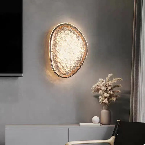 Luxury crystal wall lamp with LED light