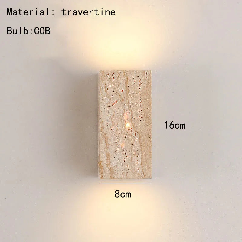 Creative cuboid LED wall light 3000k