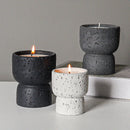 European style cement scented candle for craft decoration