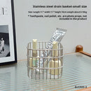 Square stainless steel storage basket for organising your home
