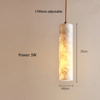 Wabi-sabi natural marble chandelier for designer hotels