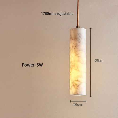 Wabi-sabi natural marble chandelier for designer hotels