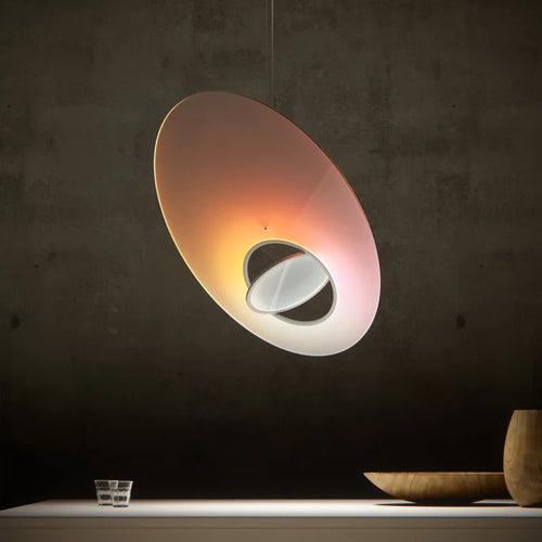 Nordic design UFO LED pendant light for restaurant or living room - vue 3 sur 6