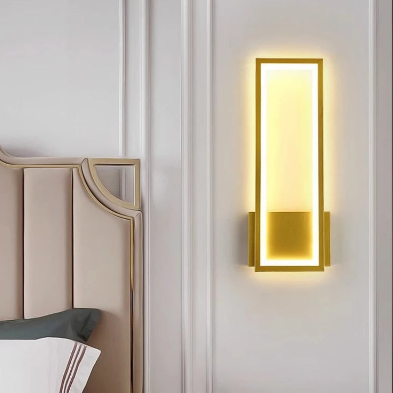 Modern decorative LED wall light, ideal for TV background