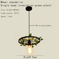 Cherry blossom wheel chandelier with multiple heads for commercial spaces