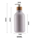 portable soap dispenser bottle with pump