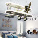 Creative helicopter airplane chandelier for modern children's room